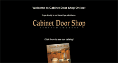 Desktop Screenshot of cabinetdoorshop.com