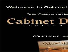 Tablet Screenshot of cabinetdoorshop.com